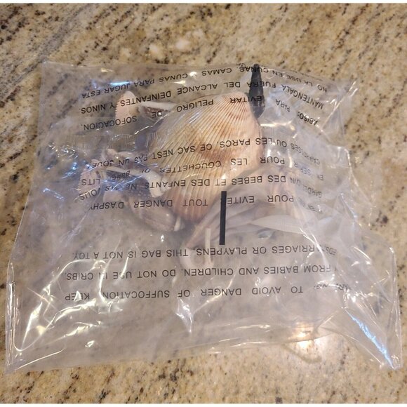 Sea Shell Elephant Sculpture Figurine Beach Home Decor Handmade 6.5” *repair* - Picture 13 of 13